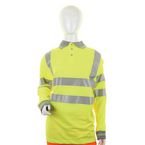 Ladies Hiviz L/s Polo Med - Pack 1