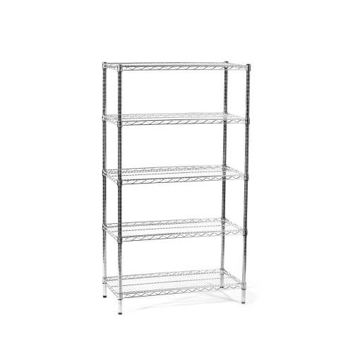 Eclipse Chrome Wire 5 Tier Static Starter Unit 1820H X 1520W X 460D mm