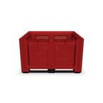 Vented Plastic Box Pallet 770 H X 1000 W X 1200 D mm - Red