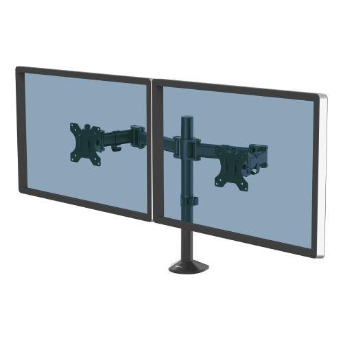 Fellowes desk mounted dual monitor arm