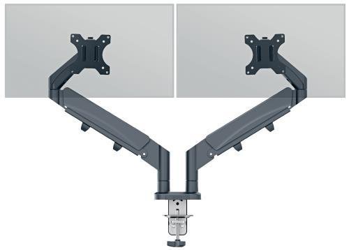 Leitz Ergo space saving dual monitor arm