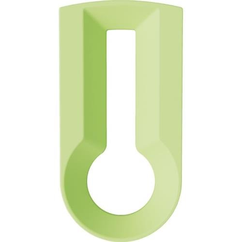 Ubin Recycle Bin Lid Insert -  Combined Aperture - Green For Mixed Recyclables