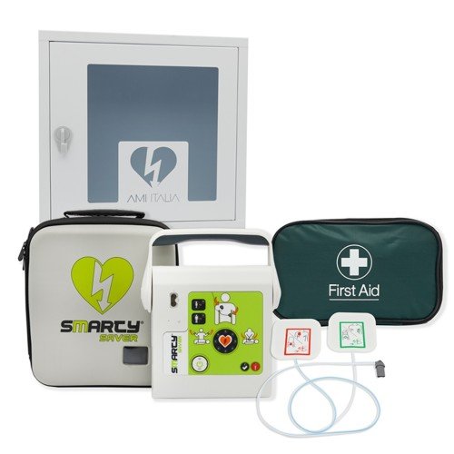 Smarty Saver Kit No6 With Semi-Automatic  Defibrillator & Wall Cabinet (Each)