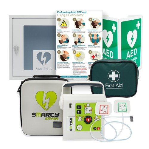 Smarty Saver Kit No4 With Fully-Automatic  Defibrillator & Wall Cabinet (Cre)(Each)