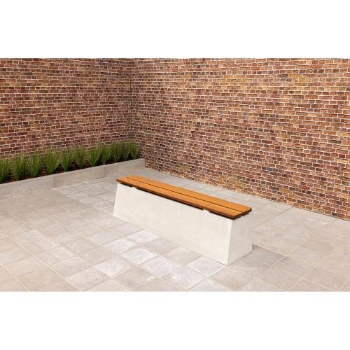 Bench Deluxe - Natural Concrete