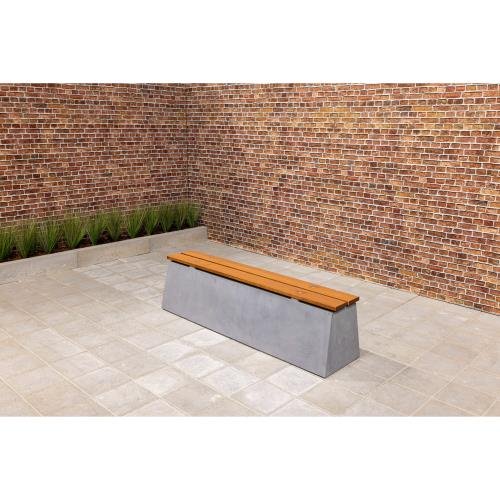 Bench Deluxe - Anthracite Concrete