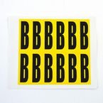 Letter B 12 Characters/card,56 X 21 mm Pack of 10