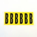 Letter B 6 Characters/card 90 X 38 mm Pack of 10