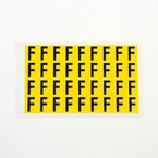 Letter F 36 Characters/card,19 X 14 mm Pack of 10