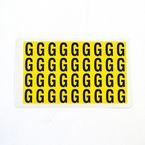 Letter G 36 Characters/card,19 X 14 mm Pack of 10