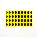 Letter H 36 Characters/card,19 X 14 mm Pack of 10