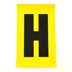 Letter H 1 Character/card 230 X 140 mm Pack of 10