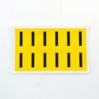 Letter I 12 Characters/card,38 X 21 mm Pack of 10