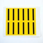 Letter I 12 Characters/card,56 X 21 mm Pack of 10