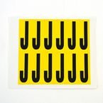 Letter J 12 Characters/card,56 X 21 mm Pack of 10