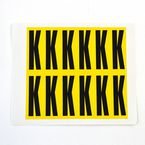 Letter K 12 Characters/card,56 X 21 mm Pack of 10