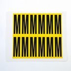Letter m 12 Characters/card,56 X 21 mm Pack of 10