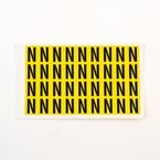 Letter N 36 Characters/card,19 X 14 mm Pack of 10