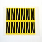 Letter N 12 Characters/card,56 X 21 mm Pack of 10