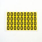 Letter O 36 Characters/card,19 X 14 mm Pack of 10