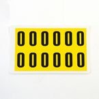 Letter O 12 Characters/card,38 X 21 mm Pack of 10
