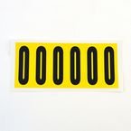 Letter O 6 Characters/card 90 X 38 mm Pack of 10