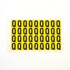Letter Q 36 Characters/card,19 X 14 mm Pack of 10