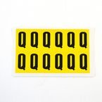 Letter Q 12 Characters/card,38 X 21 mm Pack of 10