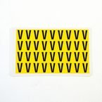 Letter V 36 Characters/card,19 X 14 mm Pack of 10