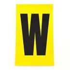 Letter W 1 Character/card 230 X 140 mm Pack of 10