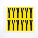 Letter Y 12 Characters/card,56 X 21 mm Pack of 10