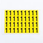 Number 1 36 Characters/card,19 X 14 mm Pack of 10