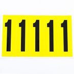 Number 1 5 Characters/card 130 X 45 mm Pack of 10