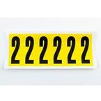 Number 2 6 Characters/card,90 X 38 mm Pack of 10