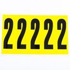 Number 2 5 Characters/card 130 X 45 mm Pack of 10