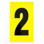 Number 2 1 Character/card 230 X 140 mm Pack of 10