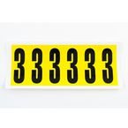 Number 3 6 Characters/card,90 X 38 mm Pack of 10