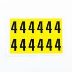 Number 4 12 Characters/card,38 X 21 mm Pack of 10