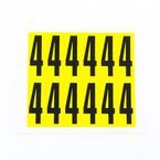 Number 4 12 Characters/card,56 X 21 mm Pack of 10
