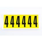 Number 4 6 Characters/card,90 X 38 mm Pack of 10