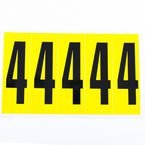 Number 4 5 Characters/card 130 X 45 mm Pack of 10