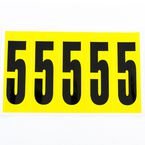 Number 5 5 Characters/card 130 X 45 mm Pack of 10