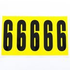 Number 6 5 Characters/card 130 X 45 mm Pack of 10