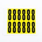 Number 8 12 Characters/card,56 X 21 mm Pack of 10