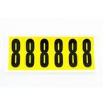 Number 8 6 Characters/card 90 X 38 mm Pack of 10