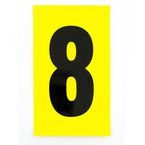 Number 8 1 Character/card 230 X 140 mm Pack of 10