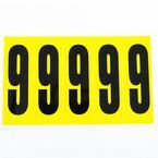 Number 9 5 Characters/card 130 X 45 mm Pack of 10