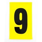Number 9 1 Character/card 230 X 140 mm Pack of 10