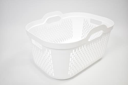 Signature Laundry Basket - White