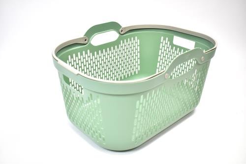 Signature Laundry Basket  With Handles - Sage & Mushroom